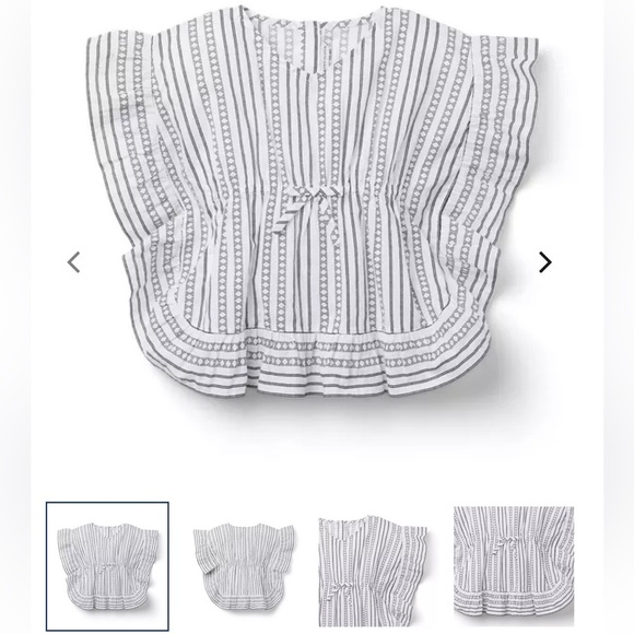 Janie and Jack Geo Striped Swim Cover-up EUC size 6 - Picture 1 of 5